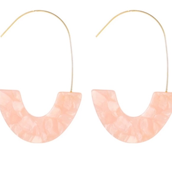 Pink Drop Earrings - Picture 2 of 5